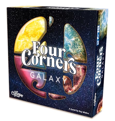 Four Corners: Galaxy A Living Puzzle Game- Captivating Art, Strategy, and Pattern Matching Board Game - 1-6 Players Ages 8 and Up for Family, Friends, Kids, and Adults…