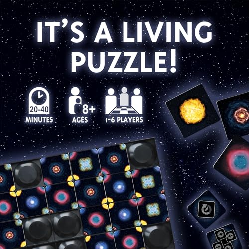 Four Corners: Galaxy A Living Puzzle Game- Captivating Art, Strategy, and Pattern Matching Board Game - 1-6 Players Ages 8 and Up for Family, Friends, Kids, and Adults…