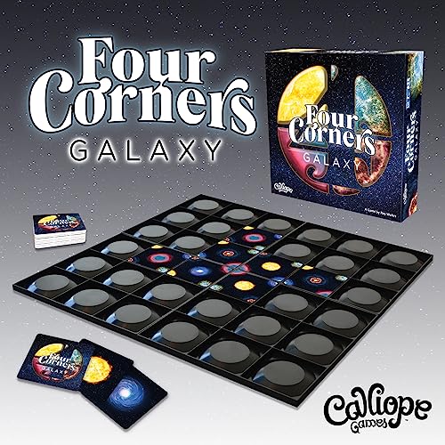 Four Corners: Galaxy A Living Puzzle Game- Captivating Art, Strategy, and Pattern Matching Board Game - 1-6 Players Ages 8 and Up for Family, Friends, Kids, and Adults…