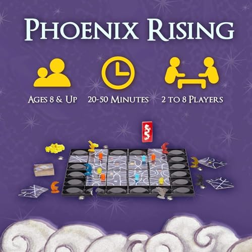 Tsuro Phoenix Rising - Family Board Game for 2-8 Players