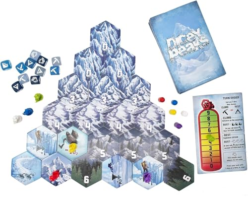 Calliope Games Dicey Peaks Board Game for 2-6 Players, Ages 8+