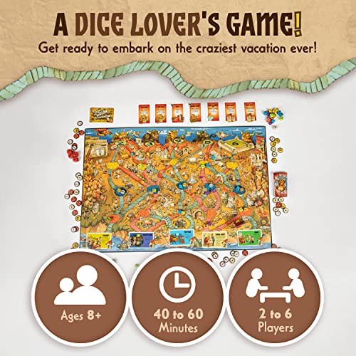 Calliope Games Running with the Bulls Dice and Board Game