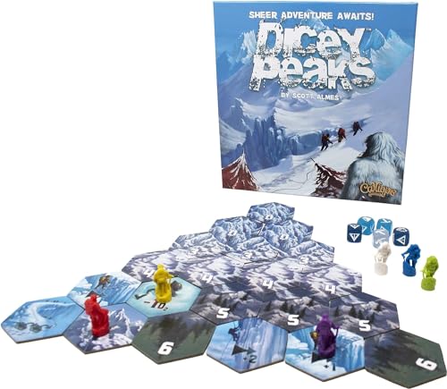 Calliope Games Dicey Peaks Board Game for 2-6 Players, Ages 8+