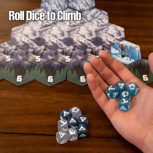 Calliope Games Dicey Peaks Board Game for 2-6 Players, Ages 8+