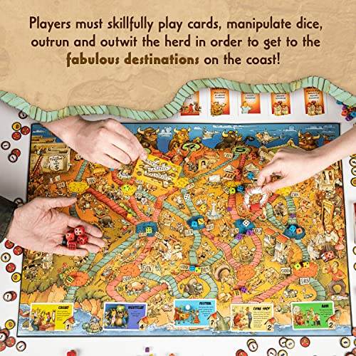 Calliope Games Running with the Bulls Dice and Board Game