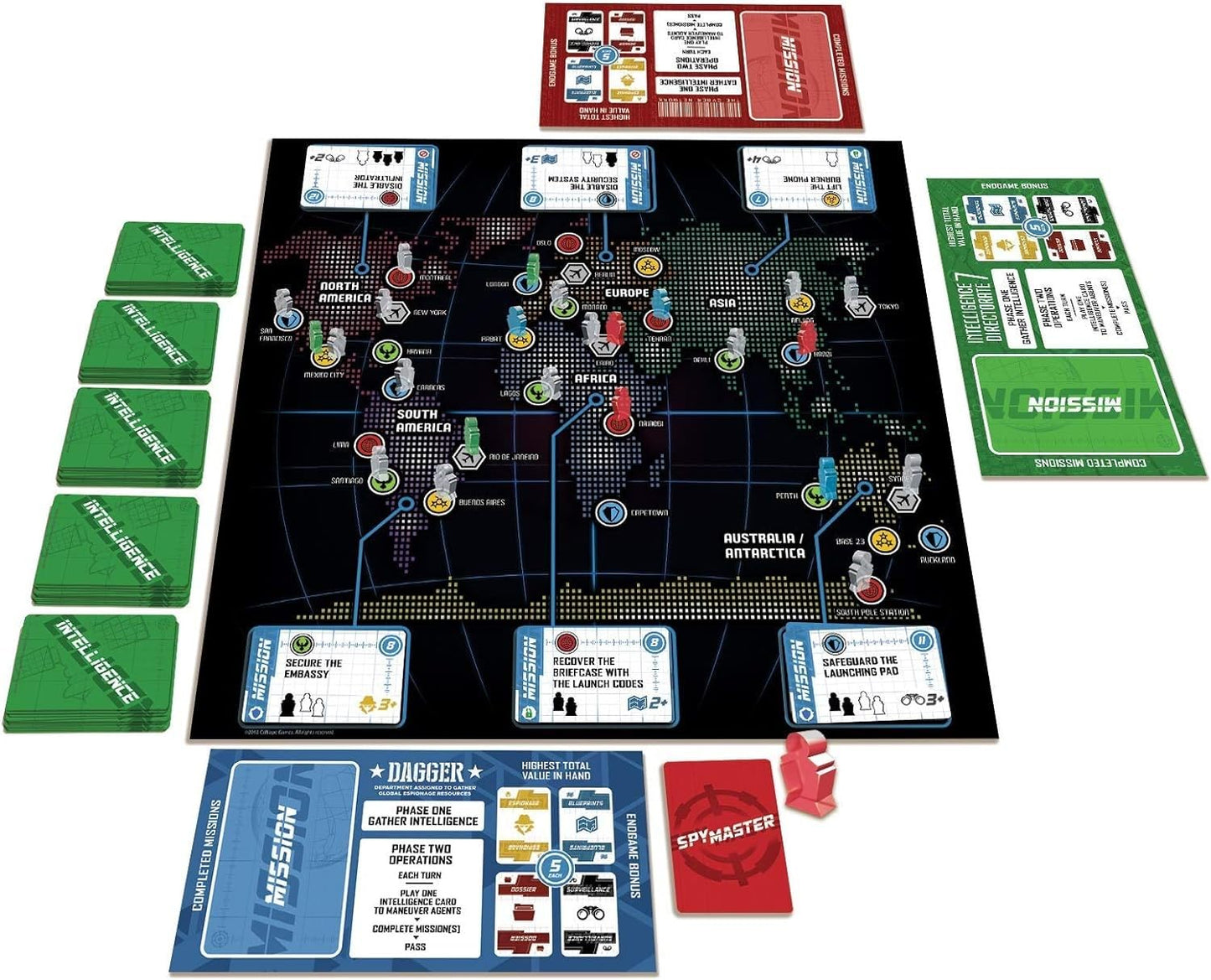 Calliope SpyMaster Strategy Board Game for 2 to 6 Players