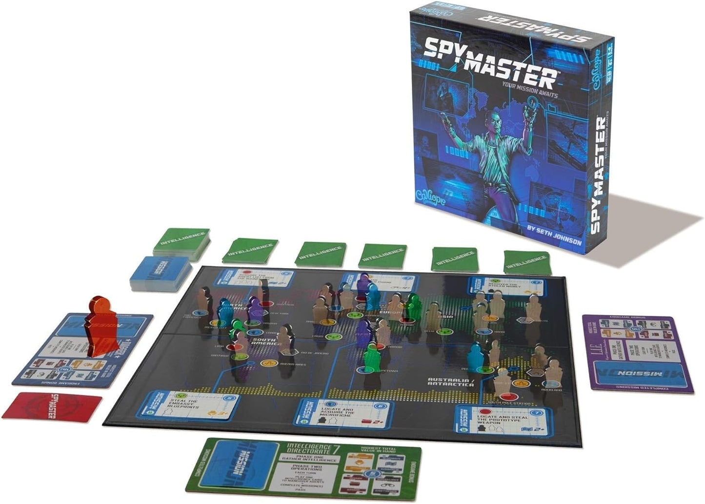 Calliope SpyMaster Strategy Board Game for 2 to 6 Players